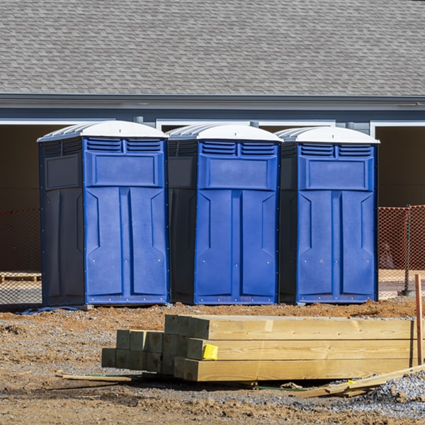 are there any restrictions on what items can be disposed of in the porta potties in Corryton